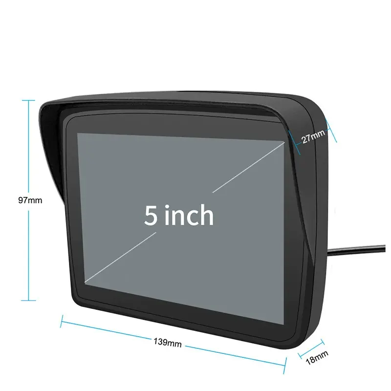 PND 5 Portable MP5 Player for Car & Motorcycle, Wireless Carplay