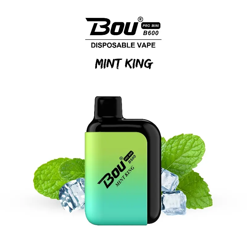 BOU PRO MINI 600PUFFS: Shine On with Trendy Vaping