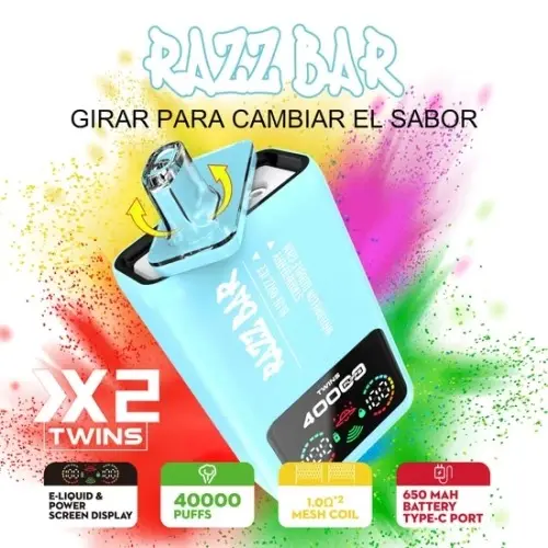 2025 Razz Bar 40000 Puffs Rechargeable Disposable Vape EU Warehouse Wholesale - Long-Lasting Vapes for Summer Retail