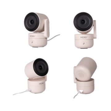 Graffiti WiFi Smart Home Indoor PTZ 4MP Smart Security Camera IR Night Vision Motion Monitor