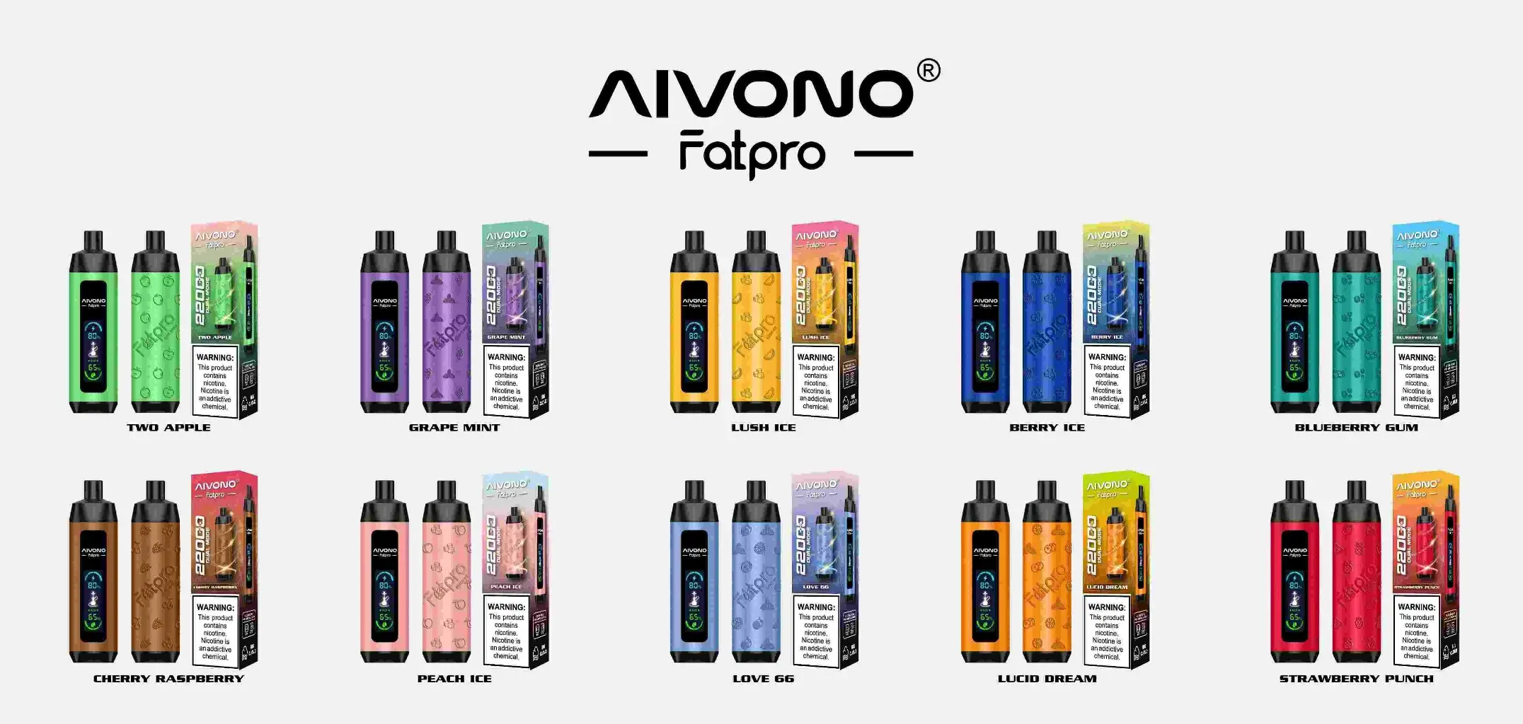AIVONO AIM FATPRO 22000 Puffs