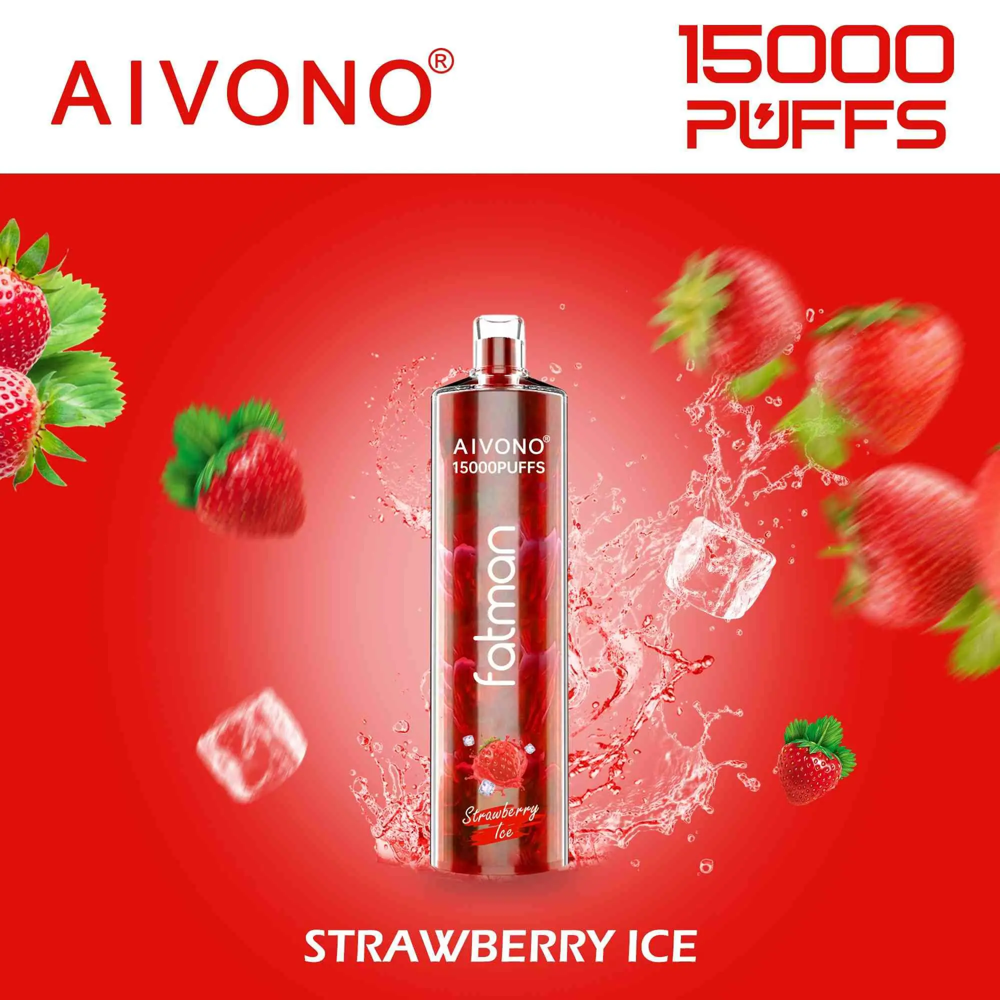 AIVONO FATMAN 15000 Electronic Cigarette | Lung Vaping DTL Surge Mode + Festival Rave Unplugged Atomized Energy Banks