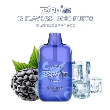 BOU Flow 9000PUFFS Extraordinary Health and Peace of Mind Without Fire