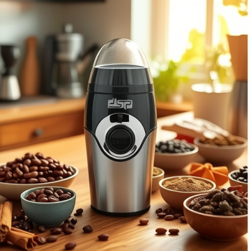 Coffee Grinder Stainless Steel Knife Head Electric Bean Mill Automatic Grinder Home Small
