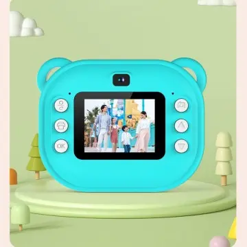 New 2.1 Dual-Lens Polaroid Camera - HD Print & Video Toy