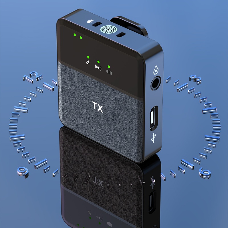 K15 SX31 3-in-1 Lavalier Microphone Noise Canceling HD Radio Recording Outdoor Interview Live Microphone