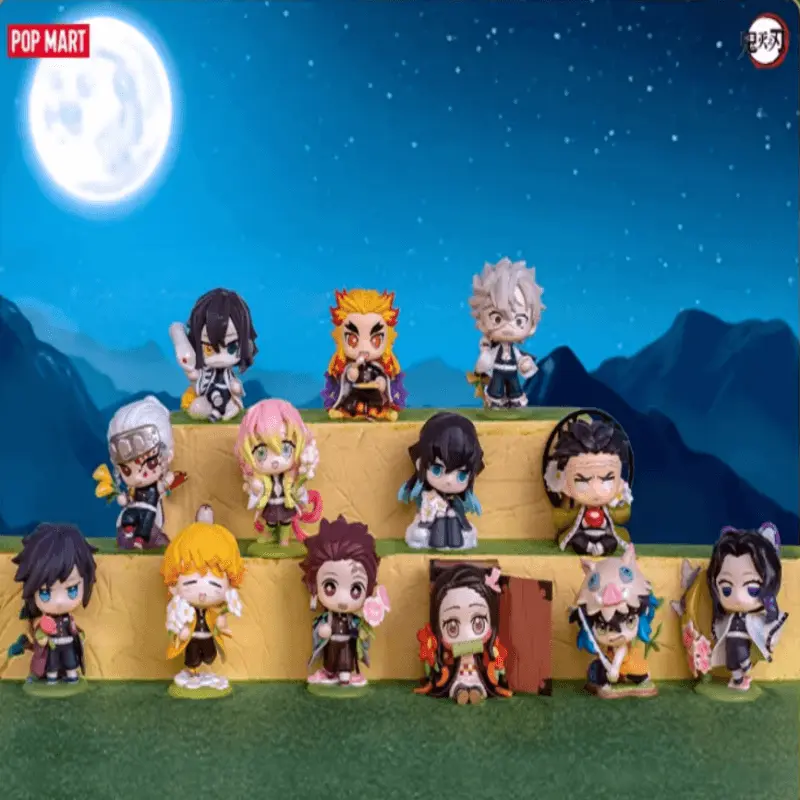 POPMART Bubble Mart Blade of Demise Birth Flower Series Blind Box Toys Gift Arrangement