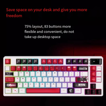 FORGE GK600 W Tri-Mode Mechanical Keyboard - Versatile Gaming Choice