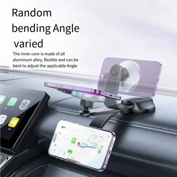 Car Magsafe Magnetic 15w Wireless Charging Phone Holder Car Navigation Suction Cup Phone Holder Wholesale