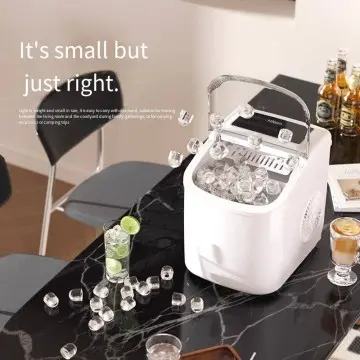Ice Maker Commercial 15KG Household Small Dormitory Student Intelligent Mini Automatic Small Power Ice Machine