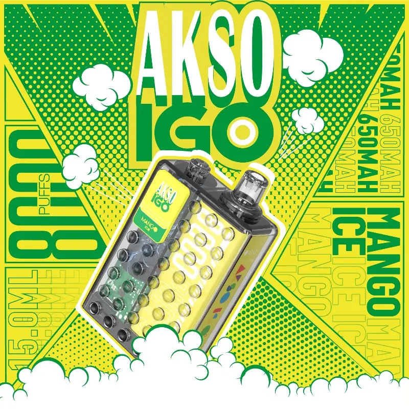 AKSO IGO 8000 Newbie Friendly Electronic Cigarette, Simple to Operate and Easy to Use