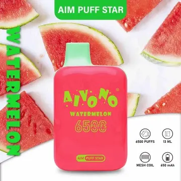 AIVONO AIM-PUFFSTAR 6500: Removable Atomizer, Wholesale